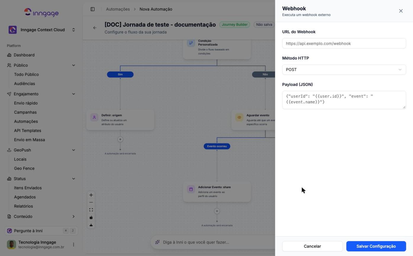 Nó Webhook